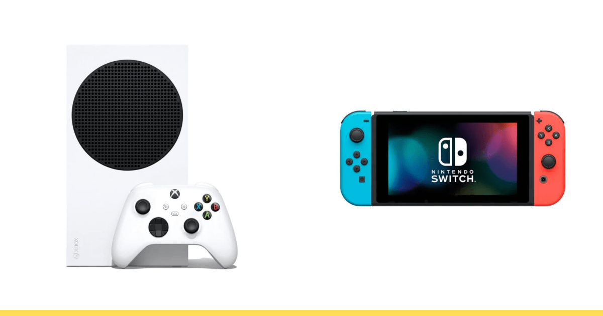 Porovnání Microsoft Xbox Series S vs. Nintendo Switch OLED — Sysloun.cz